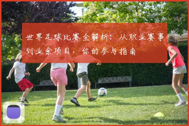 世界足球比赛全解析:从职业赛事到业余项目,你的参与指南